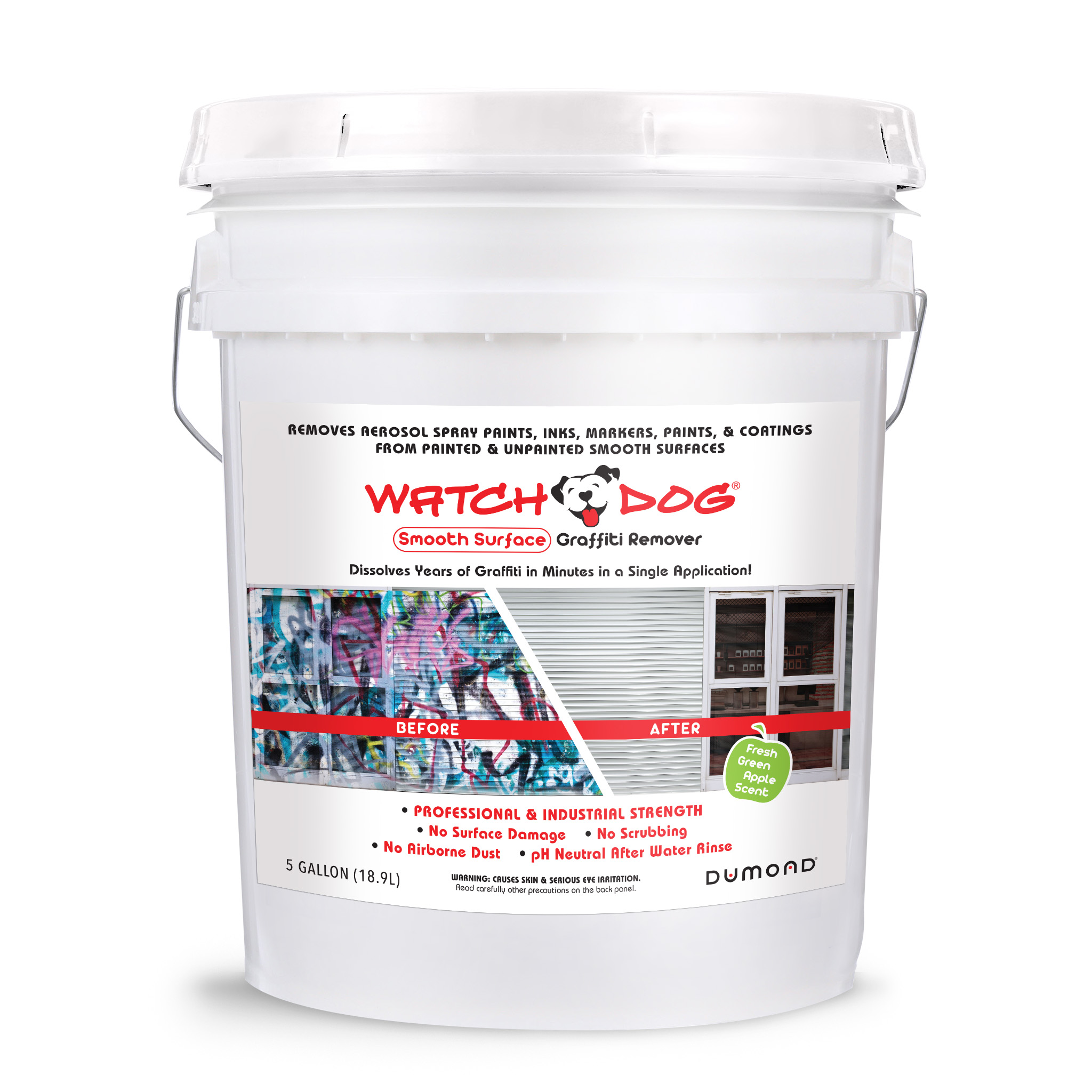 Dumond 8205 Watch Dog Lift Away Graffiti Remover, 5 Gallons - Click Image to Close
